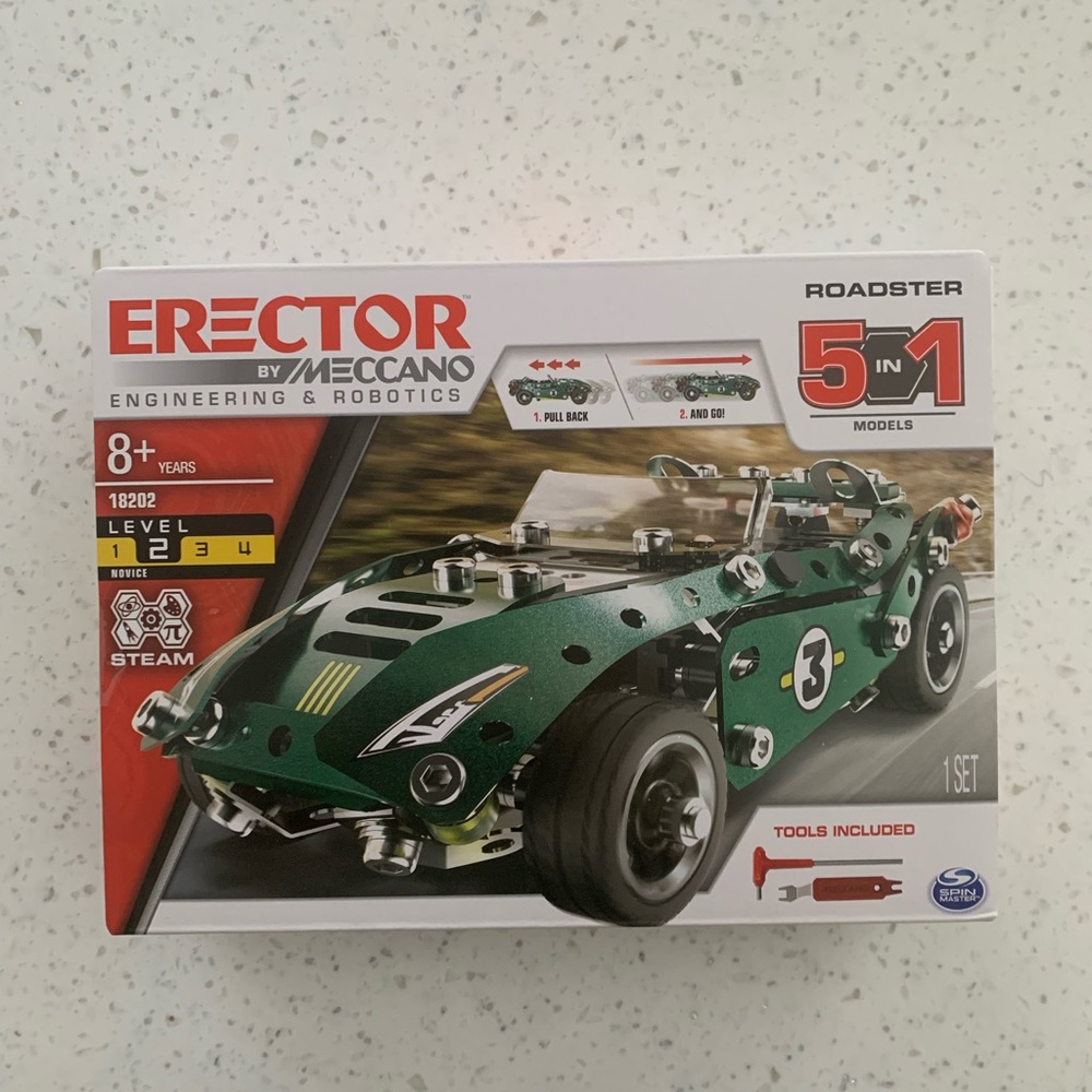 Erector set 5-1 Roadster set